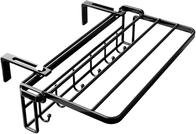 Clothes Drying Rack for Balcony Folding Towel Rack Multifunctional Railings Windowsill,Window Hanging Drying Rack for Hotel