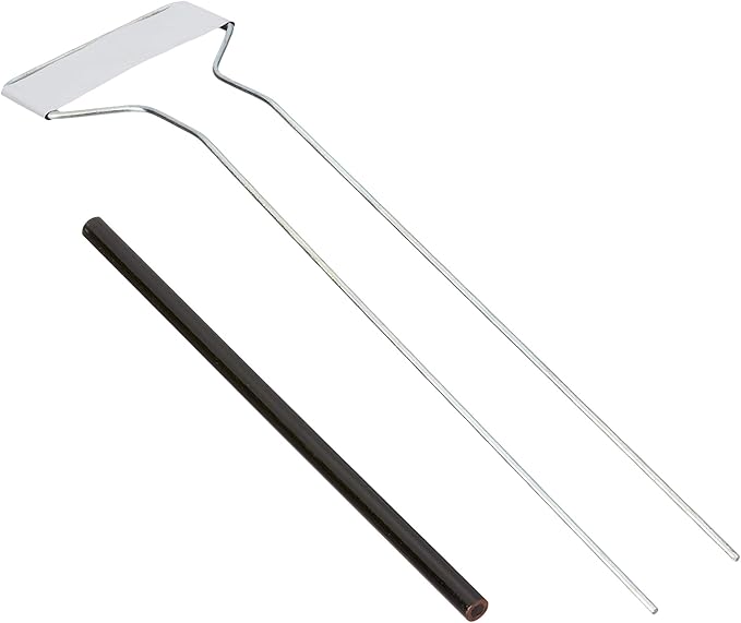 Bosmere Small-Faced Zinc Metal Plant Marker with Carbon Pencil, 10" High (Pack of 20)