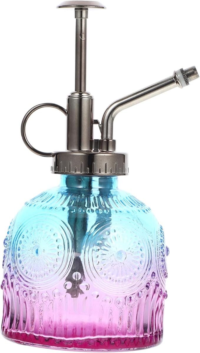 Mikikit Refillable Small Watering Can Garden Sprayer Bottle Vintage Decor House Warming