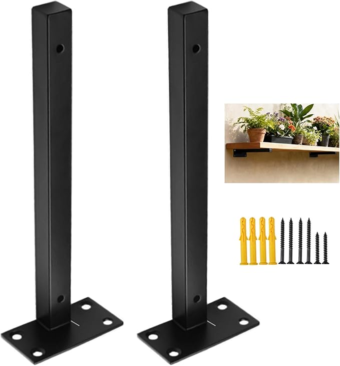 Window Sill Extender Holder Wall Estantes para Cocina 12 in Window Sill Plant Shelf Wall Brackets Over The Garden Wall Brackets for Gardens,Windowsills Wall,Suitable,Kitchens,Rvs,and More