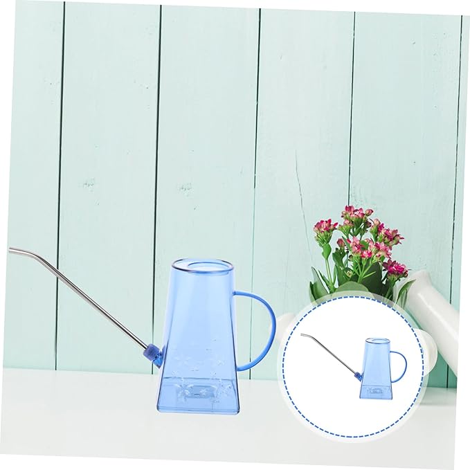 Transparent Long Spout Watering Can for Indoor Plants Household Garden Pot with Seal and Capacity Precise Pouring Water Can for Outdoor and Indoor Use