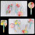 2 Pcs Plant Labels Resin Molds, Garden Markers Silicone Molds for Resin, Plant Tags Epoxy Resin Molds for Seed Potted Nursery Garden, T Shape