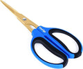 GreenTiger Garden Scissors, 65mm Extra-Long Blade, Golden Titanium Coating Pruning Shears, Sharp Precision-ground Stainless Steel Bonsai Shears, Suit for Garden and Home