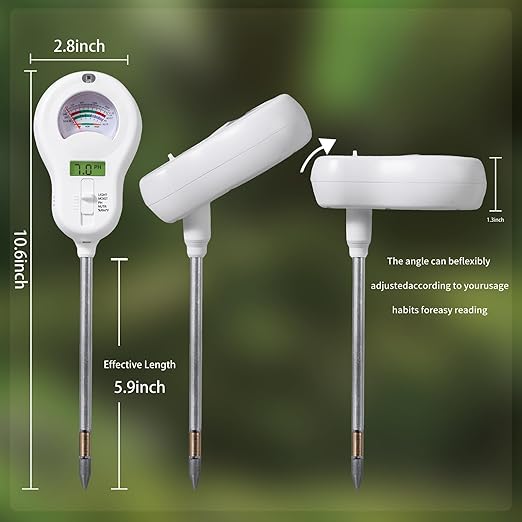Soil Moisture Meter, Plant Water Monitor, Hygrometer Sensor for Gardening, Farming, Indoor and Outdoor Plants (Basic Style)