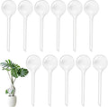 Gddochn 12 Pcs Clear Plant Watering Globes,Garden Plastic Self-Watering Bulbs,Automatic Watering Globes for Plant Indoor Outdoor