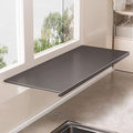 Window Sill Extender Plate, 15.8inch Carbon Steel Storage Shelf, Heavy Duty Countertop Extension Board with Magnetic Base for Kitchen Organization Storage (15.8x9.8in/40x25cm)