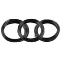 uvbws Bonsai Wire Kit 3 Size Bonsai Training Wire Aluminum Plant Training Wire(2.5mm/3mm/4mm) Black