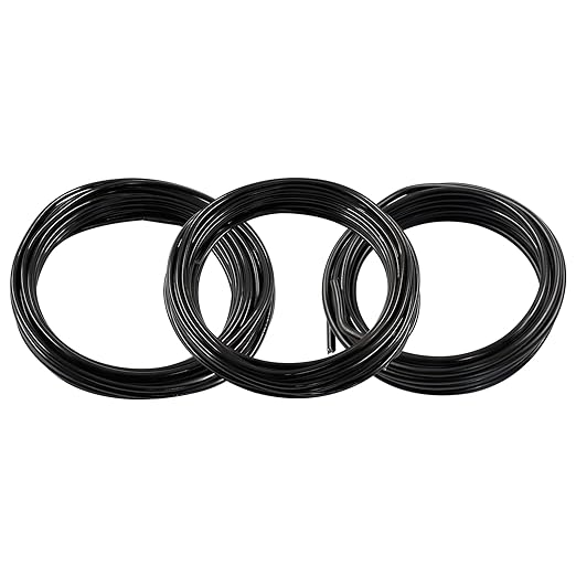 uvbws Bonsai Wire Kit 3 Size Bonsai Training Wire Aluminum Plant Training Wire(2.5mm/3mm/4mm) Black