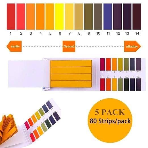 PH Test Strips,20 Pack Balance Strips PH Paper,for Urine,Saliva,Drinking Water,Pool,Spa,Soap,Fish Tank and Liquids(20)