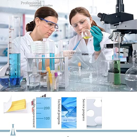 Utoolmart pH Test Strips, 320PCS Full Range 1-14 Litmus Paper pH Soap Making Testing Strips for Water Saliva Urine Soil, Drinks, 4 Packs