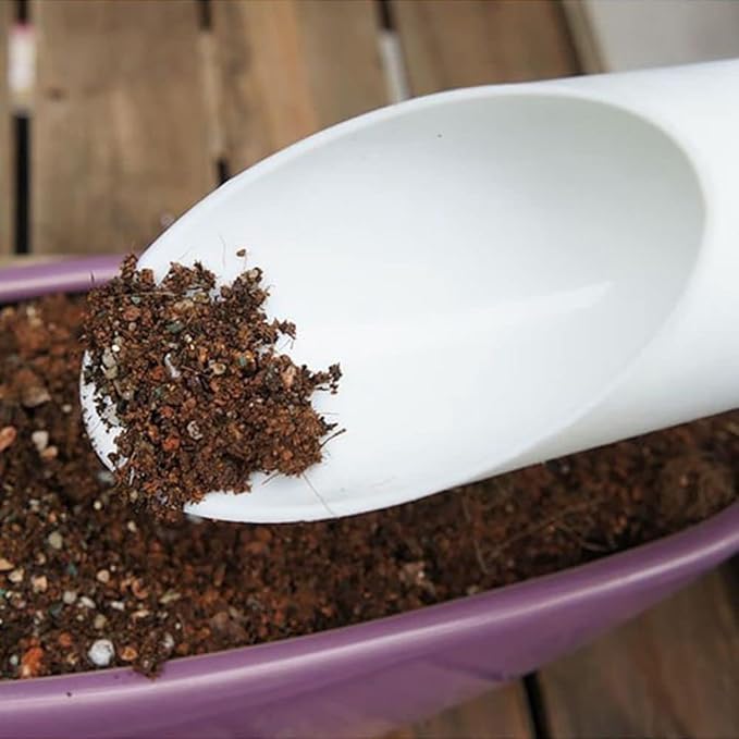 Black Bonsai Soil Scoops- Potting Scoopers Bucket Shovel- Potting Scoopers Bucket Soil Scoop Garden Soil Scoops -Bonsai, Potting, Cultivation, Weeding,Planting,Hand Tools Gardening and Lawn Care