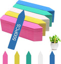 SumDirect 500PCS Plant Labels for Seedlings, 5 Colors, 6 inch Waterproof Plastic Plant Name Tags, Plant Markers for Seed Starting, Garden, Greenhouse