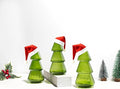 XXXFLOWER 3Pcs Tree-Shaped Glass Planter Christmas Tree Decorations for Tabletop Hydroponics Home Office Garden Green Propagation Station Vase for Flowers Gifts for Plant Lovers（Plant NOT Included）