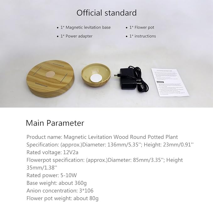 Magnetic Levitation Plant Craft Potted Aerial Flower Plant Pot