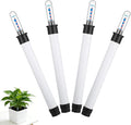 Milisten 4 Pack Plant Water Level Gauge: Moisture Indicator for Flower Pots Soil Scarcity Reminder - Clear Scale Buoy Display for Indoor Houseplants & Garden Greenery