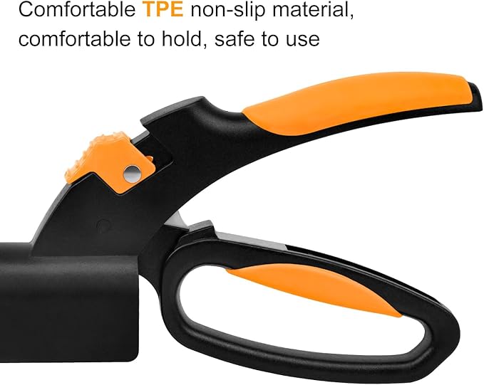 SZHLUX Grass Shears 360-Degree Swivel Blades, Ultra-Sharp Grass Cutter with 5’’ Stainless Steel Blades, Gardening Shears and Plant Cutting Scissors
