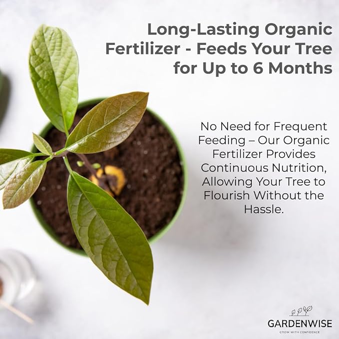 GARDENWISE Avocado Tree Soil – Premium Organic Potting Mix for Avocado Trees | Tailored pH & Organic Nutrients | Fast-Draining & Moisture-Retaining | Indoor & Outdoor Use (2 QUARTS)