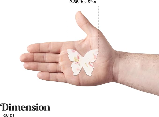 Pink Butterfly Gift Tags with Wildflower Seeds - 24pcs Writable Gift Wrap Tags for Baby Showers, Mother's Day Present, Party Favors, DIY Crafts, & Earth Day Decorations