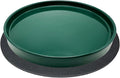 Yukfona Ceramic Plant Saucer Pot Tray 10 Inch, Planter Saucers 4 5 6 7 8 9 10 11 12 13 Inch for Indoors Outdoor, Durable Sturdy Flower Drainage drip Water Tray for Glazed Pots Base (10.7 Inch-Green)