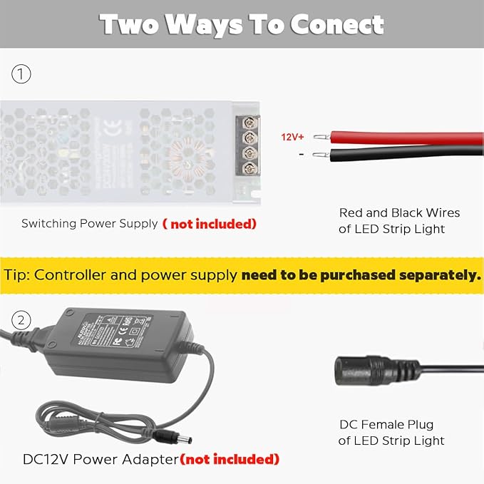 Zero Red Glow 940nm IR LED Strip - 12V 72W 5M/16.4Ft Flexible Tape IP20 Non-Waterproof Cuttable for Night Vision Photography & Infrared Light Therapy (940nm, 300 LEDs, 5050 SMD)