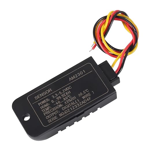 DHT21 AM2301 High Precision Capacitive Digital Temperature Humidity Sensor Module DHT21 Digital Temperature and Humidity Sensor Modules for Arduino