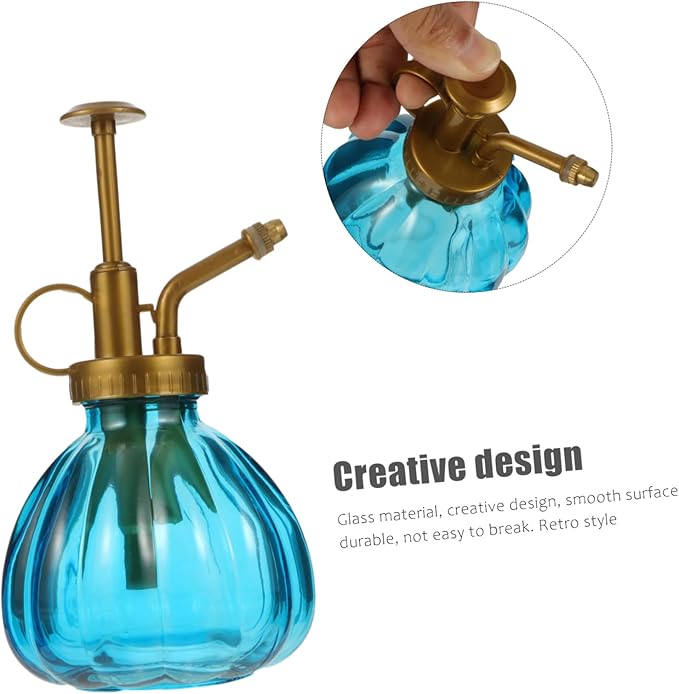 SUPVOX 2pcs Glass Plant Mister Spray Bottles Retro Design for Bonsai Plants Watering