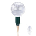 Soilagua 23 oz Extra Large Plant Watering Globes, Top Fill Clear Glass Watering Bulbs with Terracotta Adapter, Slow Release Self Watering for Daily & Vacation Use, Waterer, Planter Insert, 1 Pack