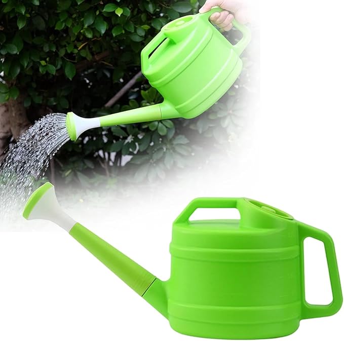 3.5L Watering Can,Indoor Watering Can for Outdoor Plants with Removable Long Spout,Small Watering Cans for Indoor Outdoor Garden Flowers Plants,Plant Watering Devices (Green)
