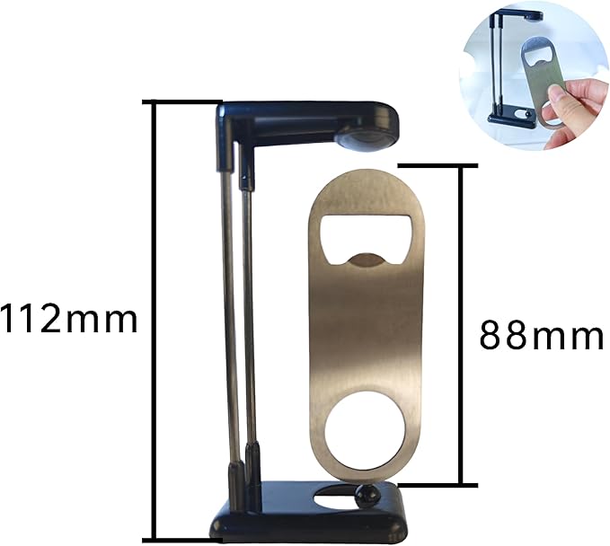 Magnetic Levitation Bottle Opener Decor | Floating Bar Tool, Stable Home & Office Display - Futuristic Gift for Wine Lovers