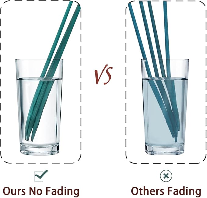 50 Pcs Plant Sticks Green Plant Stakes, Plant Support Garden Stakes for Indoor and Outdoor Plants, GAGINANG Sturdy Garden Wood Bamboo Sticks, Floral Plant Stakes for Garden Potted Plants（18 Inches）