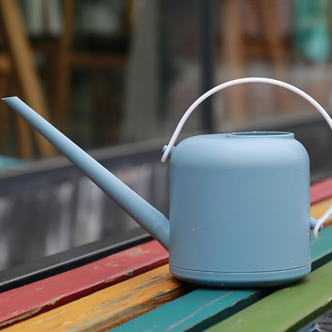 Long-Spout Watering Can, Indoor Plant Waterer, 1.7L Capacity Can with Durable Build, Gardening Tool Material, Watering Device with Detachable Handle, Plant Waterer for Succulents and Flowers