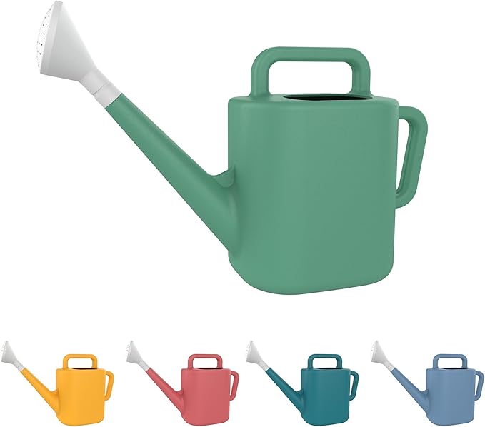 Watering Can 2 Gallon for Indoor Plants, Garden, Outdoor Plant House Flower, Gallon Large Long Spout with Sprinkler Head