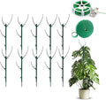 10pcs Adjustable Plant Support Pole, Stackable for Indoorand Outdoor Use, Garden Accessories for Supporting.Monstera and Climbing Potted Plants