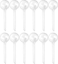 Plant Watering Globes, Self Watering Bulbs for Indoor & Outdoor Plants, Plastic Self-Watering Balls Automatic Water Irrigation Device (Clear, Large 12 Pack)