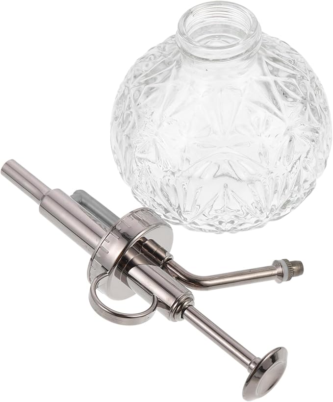 Vintage Relief Glass Sprayer Watering Bottle for Plant Misters Bonsai Indoor Outdoor Use