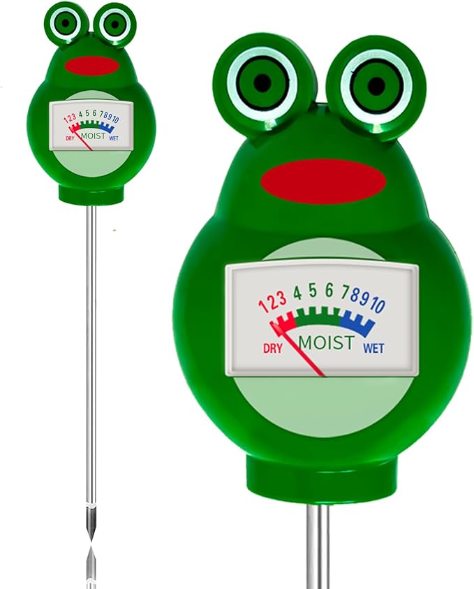 Soil Moisture Meter for House Plants, Hygrometer Moisture Sensor Soil Test Kit, Plant Water Meter for Farm, Lawn Indoor & Outdoor Use, Gardening Gifts for Plant Care, No Battery Needed(Green)