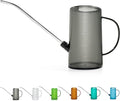 Qilebi Small Watering Can with Stainless Steel Long Spout for Indoor/ House Plant Flowers Garden 1L/34oz