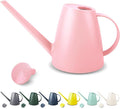 Watering Can for Indoor Plants, Small Watering Cans for House Plant Garden Flower, Long Spout Water Can for Outdoor Watering Plants 1. 8L 1/2 Gallon (Pink)