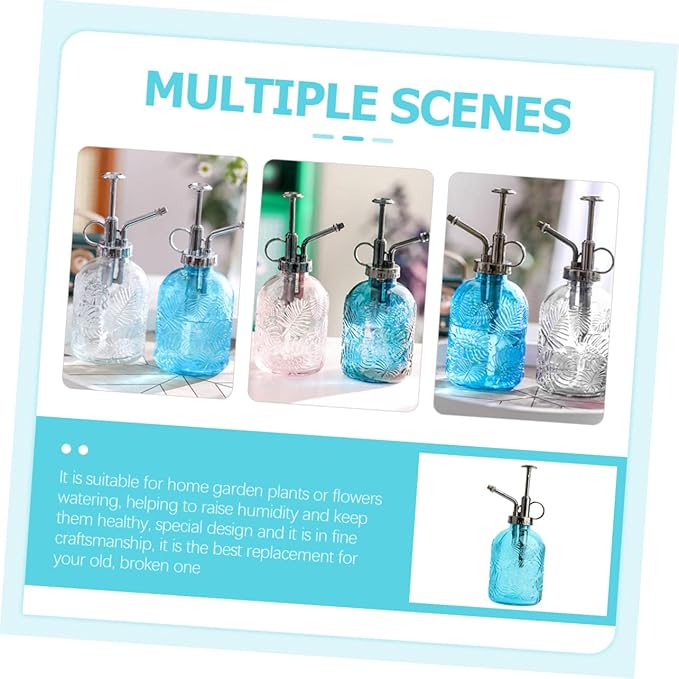 Milisten Watering Can Spray Bottle for Plants Plant Mister Spray Bottle Plant Sprayer Mister Spray Plant Spray Bottles Houseplant Accessories Spray Bottle Mister, 19.5X7.5X7.5CM, Sky-blue