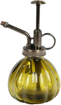 Plant Mister Pumpkin-Shaped 3x6 Vintage Green Color Plant Mister Spray Bottle with Handle Fine Mist Glass Spray Bottle for Indoor, Succulent