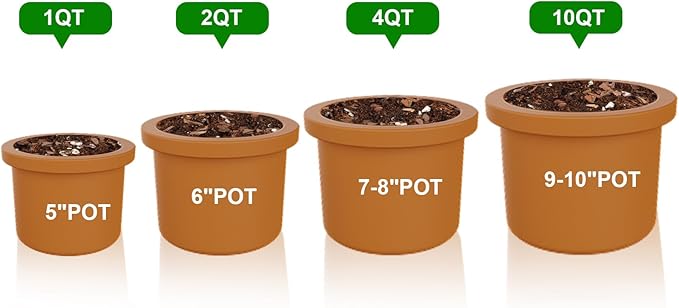 Doter Organic Seed Starter Premium Potting Soil Mix 1qt, All Natural Seed Starter Mix for Fast Germination and Vigorous Seedlings with Strong Root Systems
