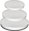 Yukfona Ceramic Plant Saucer Pot Tray 6、8、10 Inch White, Planter Saucers for Indoors Outdoor, Durable Sturdy Flower Drainage drip Water Tray for Glazed Pots Base