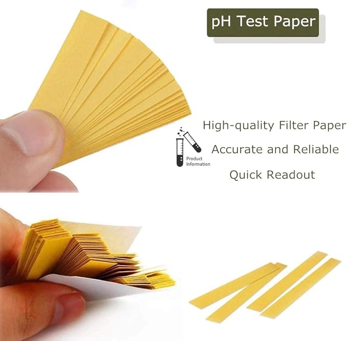 3 Pack pH.1-14 Test Paper Extensive Test Paper Litmus Test Paper 240 Strips pH Test with Storage Case for Saliva Urine Water Soil Testing Pet Food and Diet pH Monitoring (3 PACK with Storage Case)