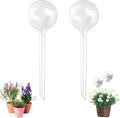 2PCS Watering Globes,Plant Watering Globes Plastic Self-Watering Bulbs Houseplant Plant Pot Bulbs,Self Watering Planter Insert Plant Accessories for Plants Indoor,Outdoor,Flowerpot,Home Garden