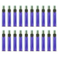 20 Pack Set 10ML Protable Refill Bulk Atomizer Spray Travel Perfume Bottle Hydrating Empty Bottle (Purple)