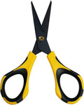 Piranha Pruner Bonsai Small Scissors, Shears Gardening Tools, Tree Cutter Trimmers, Fluorine Coated Blade, Yellow and Black