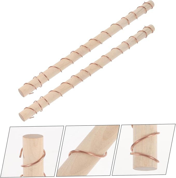 BESPORTBLE 6pcs Garden Copper Wire Antenna Plant Wire Stakes for Gardening Supports Healthy Growth Flexible Copper Coil for Plant Decoration for Indoor and Outdoor Use