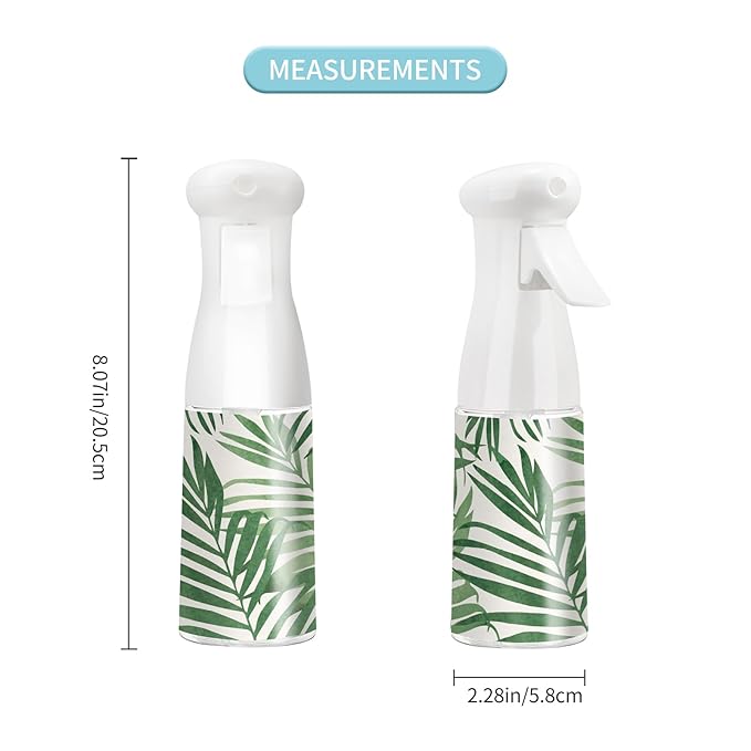 Hair Spray Bottle,Continuous Water Mister Empty Spray for Hairstyling, Cleaning, Plants, Misting and Skin Care