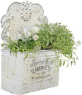 All Chic Metal Wall Planter Wall Mount Planter Wall Haning Planter Outdoor Metal Wall Planter Wall Vases for Flowers Shabby Chic Wall Decor for Rustic Farmhouse