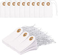 400 Pcs Paper Tags with String, 2-3/4" x 1-3/8" Label Tags with Hole for Organizing, Pricing, & Gift-Giving by IHDYPPEW